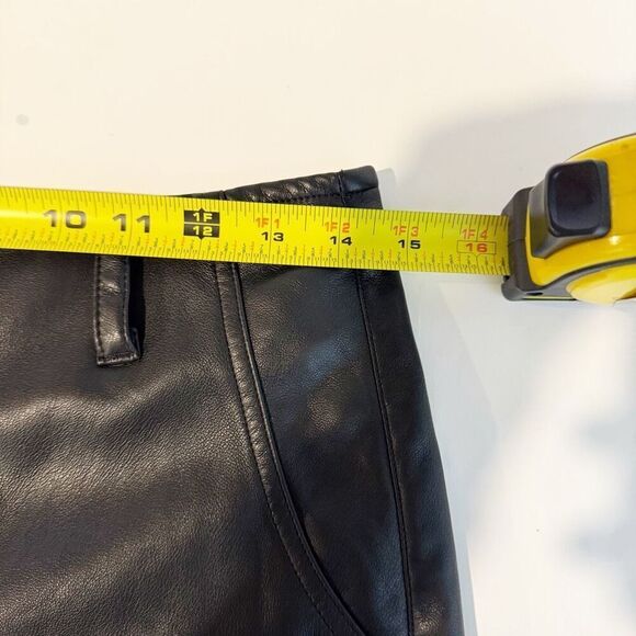 FREE PEOPLE | Level Up Vegan Slit Bootcut Pants | 29 | we the free | black pleat - Picture 12 of 14